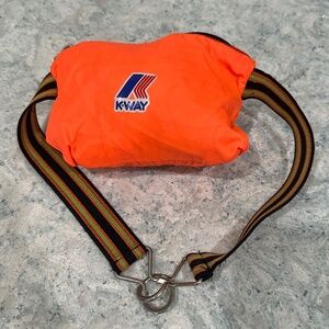 KWAY LE VRAI CLAUDE 4Y packable windbreaker rain jacket